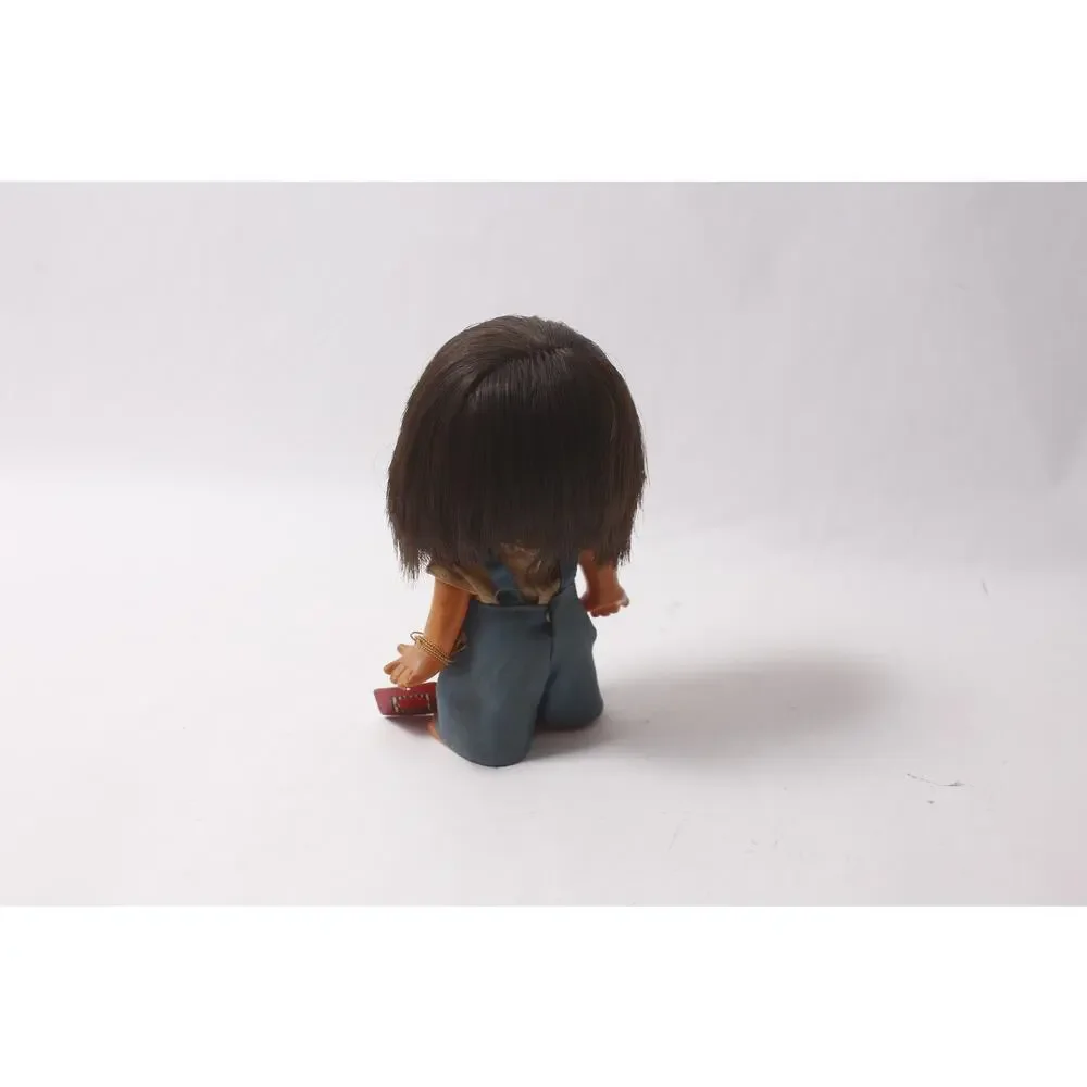 1970s Japan Sekiguchi Mademoiselle Jeje Doll Blue Overalls w Tag ~260826-WH 1308